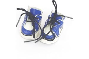 JOJEDOMO Compatible with Labubu Doll Shoes for 17cm Doll,Shoes Used for Labubu Accessories (N-Bule)