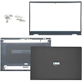 Jxjslp LCD Back Cover Kit for Dell Inspiron 15 3510 3511 3515 3520 3525 | Non-Touch,Rear Top Lid,LCD Display Housing Replacement,Includes Front Bezel and Hinges,P/N 0WPN8/9WC73