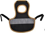 Pratvider Chicken Saddle Hen Poultry Apron Elastic Strap Protection Suit Black view 7