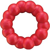 KONG Ring, Natural Rubber Chew Toy for Dental Health, for Small/Medium Dogs | KONG Natural Rubber Ring Toy That Supports Healthy Chewing Habits, Dog Dental Health &amp; Natural Play Instincts