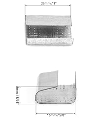 QWORK Strapping Open Seal, 200 Pcs Banding Clip