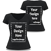 Custom T Shirts Unisex Customized Shirts Bulk Design Your Own Short Sleeve Tee Shirts with Logo Text