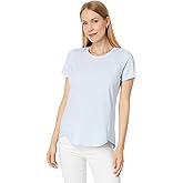 NIC+Zoe Womens Ss Shirt Tail Crew Tee