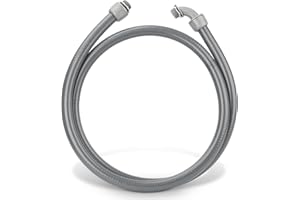 HOXHA 3/4 Inch 6 Ft Electrical Conduit Kit AC Whip Kit Flexible PVC Non Metallic Liquid Tight Conduit, Electrical Wire Conduit Pipe with Straight and 90-Degree Conduit Connector Fittings