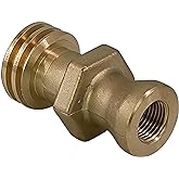 RE7141M Forklift Gas Propane LP Tank Valve Male Connector Adapter Fitting | Thread, Quick Disconnect for LPG Gas Cylinder, Fit 20 lb 33.5 lb 43.5 lb Tank, Fork Lift Connection Parts for Propane Hose