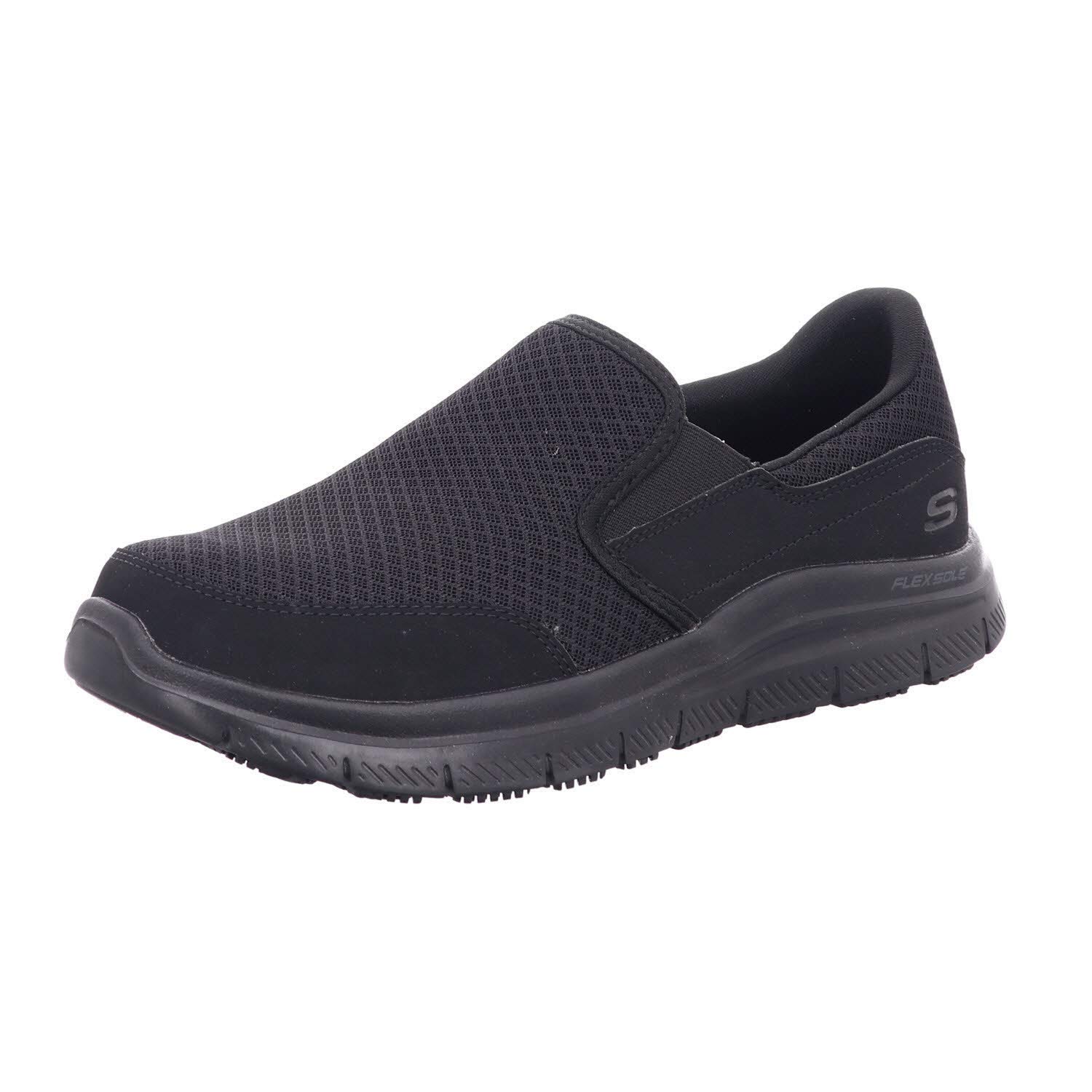 Skechers FLEX ADVANTAGE SR MCALLEN, Men's Sneaker, Black, 6.5 UK (40 EU)