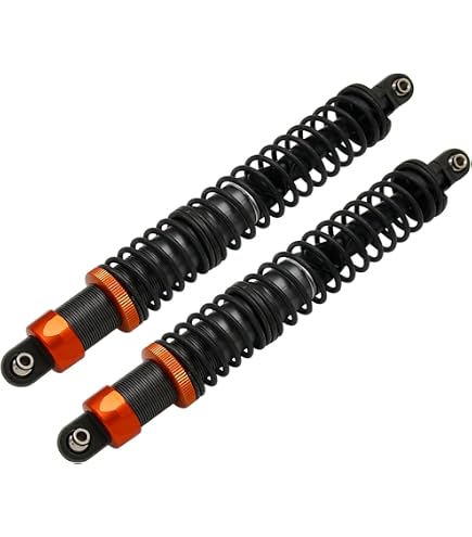 Losi Rear Shock Body Set - Hard Anodized (2-Pack) For 5IVE-T & Mini WRC Gas RC Cars/Trucks, LOSB2864