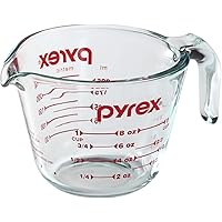 Pyrex 885107797882 6001074 Measuring Cup, 8 Oz, 1 Pack, Crear