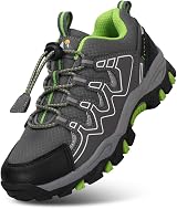 UOVO Boys Trainers Waterproof Low-Top Hiking Shoes Gray Green UK Size 4 view 7