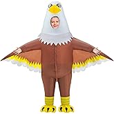 Seeds of Light Eagle Inflatable Costume,Kids Independence Day Inflatable Costume,Funny Blow up costumes for Kids