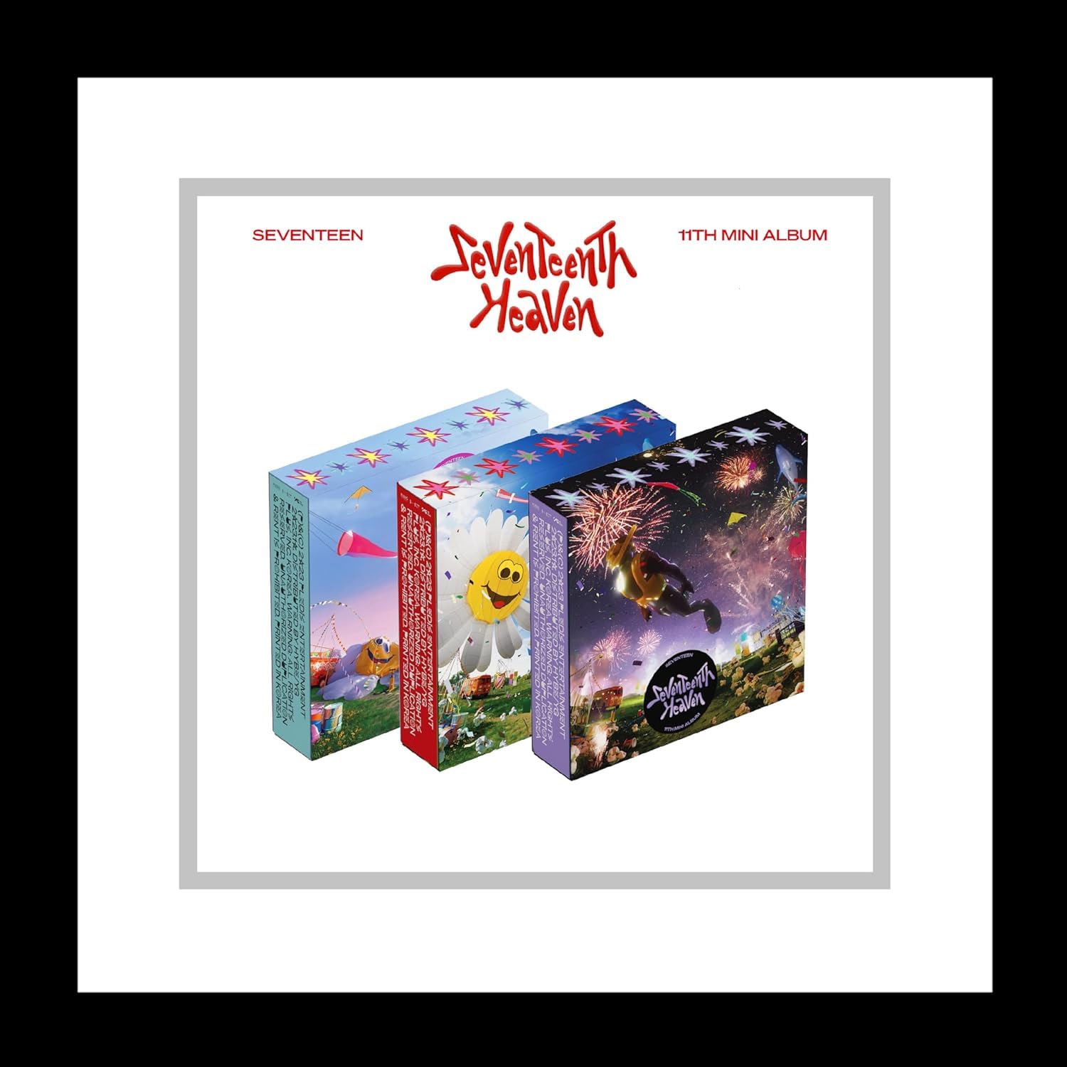 SEVENTEEN SEVENTEENTH HEAVEN 11th Mini Album Contents+Photocard+Tracking Sealed SVT (Standard Random Version)