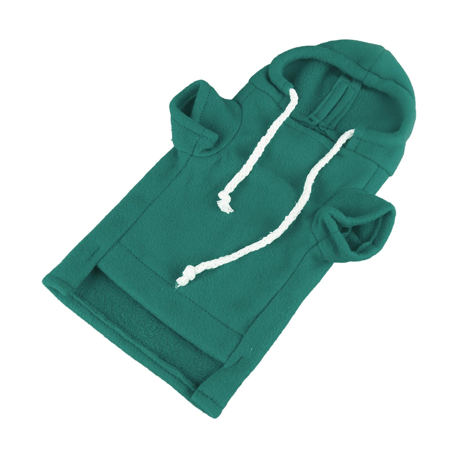 Cat Vest Turtleneck Sweater With Hat,Ferret Clothes Ferret Pullover Shirt With Sleeves Ferret Pajamas Jumper Winter Thickening Warm Pet Ferret Clothes for Pet Ferret (M)