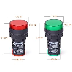 GASHER 12V/24V/110V 20mA Energy Saving Indicator