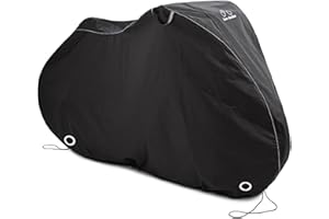 TEAMOBSIDIAN Stationary Bike Cover XXL Fitted For 3 Bikes - Waterproof Outdoor Bicycle Storage - Heavy Duty Ripstop Material - Offers Constant Protection For All Types of Bicycles All Through The 4 Seasons