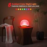 REACHER Sunrise Alarm Clock Wake Up Light 26 Sounds 0-100% Dimmer Night Light view 5