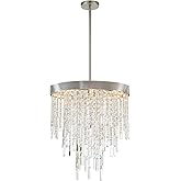 Crystorama Winfield 5 Light Antique Silver Chandelier