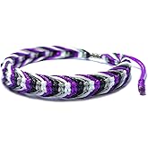 LAMIBEE Bisexual Pansexuality LGBT Proud Love Tibetan Wrist Wrap Bracelet | Amulet and Boho Rope Bracelet Bangles for Women Men Thread for Him and Her
