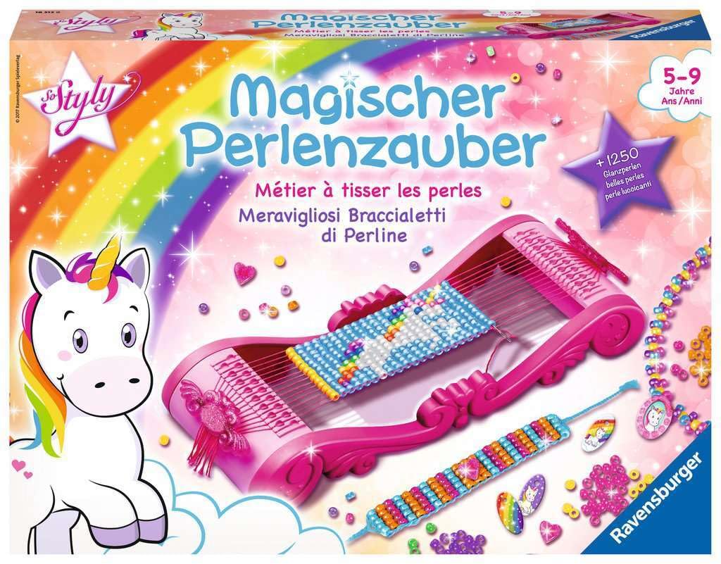 Ravensburger 18513 Magic Pearl Magic Beads Unicorn Toy [German Language Version]