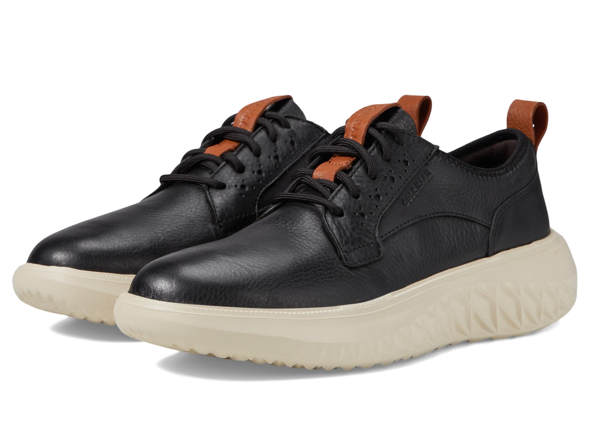 Photo 1 of ****VERY USED****Cole Haan Mens Zerogrand Work from Anywhere Plain Toe Oxford, Black/White Cap Grey, 7.5-M US ***USED**