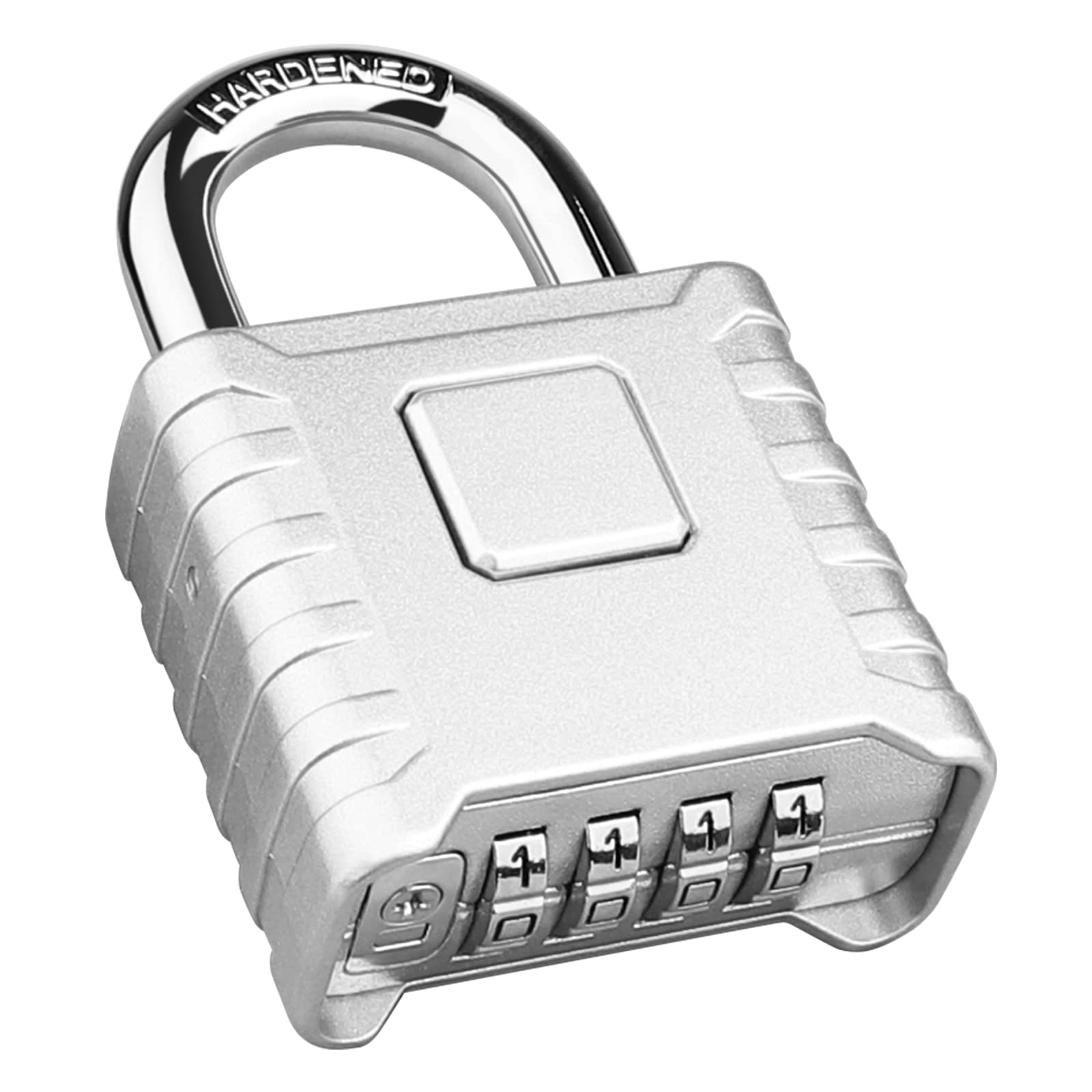 Diyife Heavy Duty Combination Padlocks Outdoor, [Weatherproof] 52mm Large 4 Digit Code Padlock with 8mm Thick 304 Stainless Steel Shackle for Garage, Home, School, Gate, Shed, Fence, Warehouse — image 1