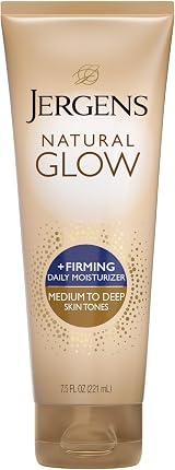 Jergens Natural Glow +Firming Body Moisturizer Medium to Tan Skin 7.5oz view 1
