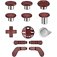 13 in 1 Gears of War Edition Thumbsticks Analog Sticks Replacement Joystick Parts Repair Accessories Kit Component Set with 4 Paddles, 2 D-Pads, 1 Tool for Xbox Elite Series 2 and Core Controller