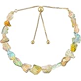OdrillionGems Natural Raw Ethiopian Opal Gemstones Bolo Bracelet, Opal Rough, 925 Sterling Silver, Chakra Healing Crystals, Adjustable Slider, Wedding, Women Jewelry, Valentine Gifts, Size 10"