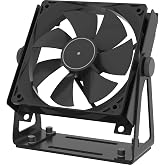 Multi-Purpose Desk Fan Stand Mount, Black | For 120mm PC Computer Fans, For 140mm PC Computer Fans