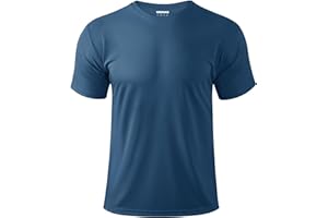 Boladeci Men's Swim Shirt Short Sleeve UPF 50+ Sun Protection SPF UV Moisture Wicking Lightweight Quick Dry Rash Guard