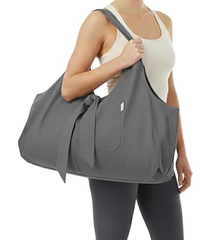Gonex Yogatas – Canvas Draagtas Met Meerdere Vakken, Waterafstotend, Eenvoudig Te Openen, Geschikt Voor Yoga, Pilates, Reizen En Dagelijks Gebruik (51x33x13 Cm)