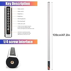 4 Pack 4ft Portable Battery Powered Tube Light