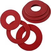 Indanpow 440BP Dual Flush Seal Kit Compatible with Glacier Bay (2 Sets) | Red Rubber; Compatible with N243OE, N2420, N2428R-DF, TL-6900-EW, AquaSource 0400DF, 4339,4000, Mansfield 178