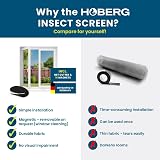 Hoberg Window Fly Screen Magnetic Fastening 16 Magnets Up to 150 x 130 cm view 9