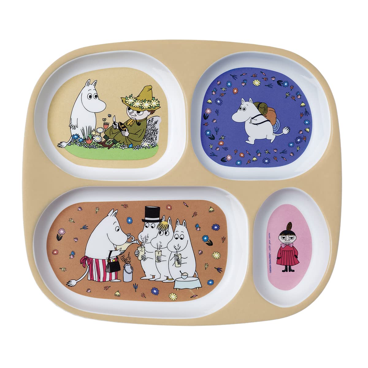 MOOMIN 4 Compartment Tray