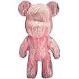 YONXID DIY Fluid Bear Painting Kit - Creative Home Decor Handcrafted Teddy Bear, Bearbrick Figure, and Bears to Paint Dolls for Birthday and Valentine's Day Gifts (9.05 Inches, Bear)