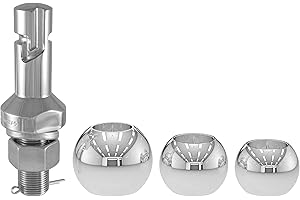 CURT Manufacturing 42225 1 In. Shank Switch Ball Set with 1-7/8 In., 2 In., and 2-5/16 In. Balls, Packaged