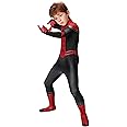 NBVBFUY Kids Superhero Costume with A Mask Full-body Elastic Bodysuit Sets Halloween Cosplay Jumpsuit