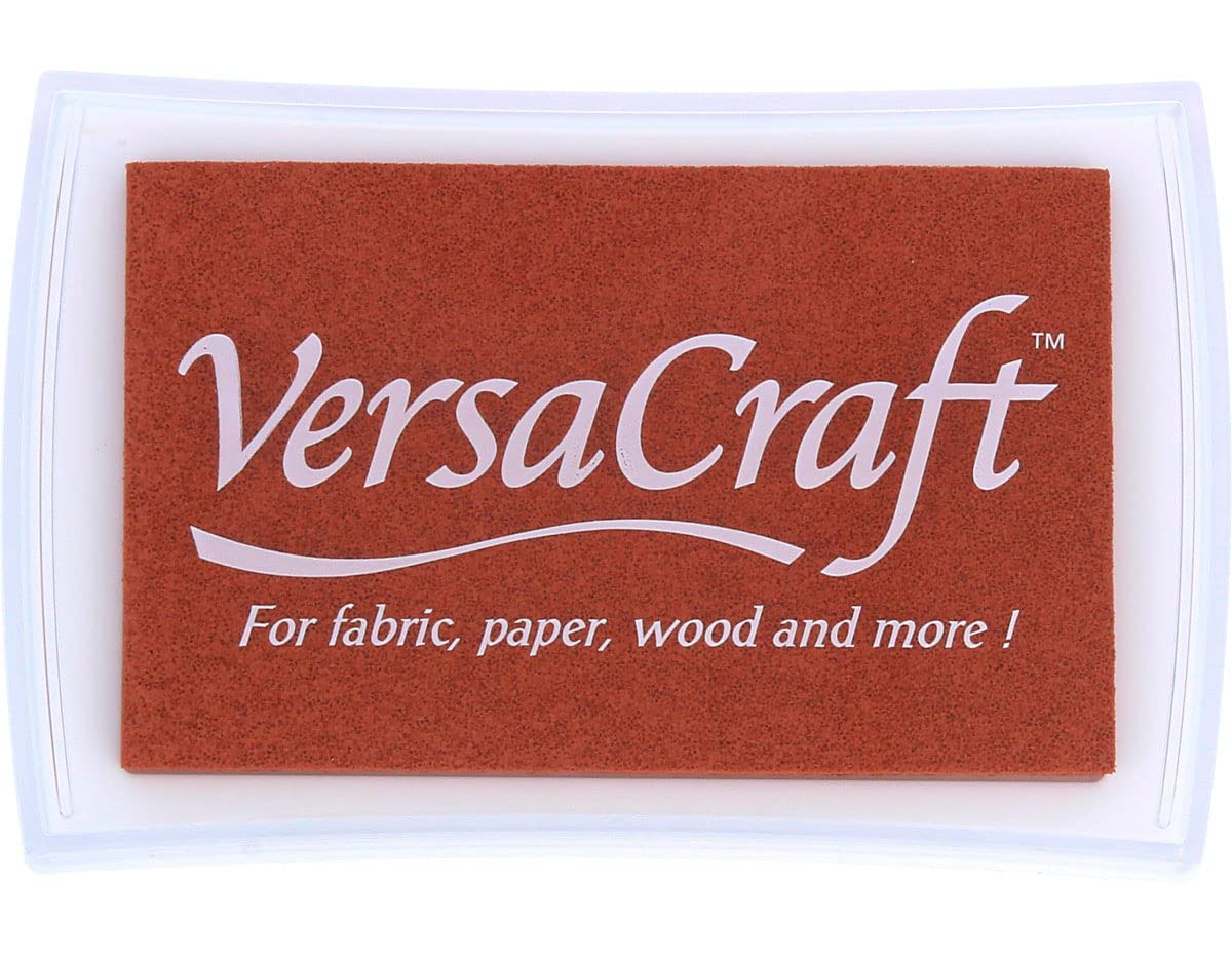 Tsukineko Versacraft Ink Pad, Autumn Leaf, Red
