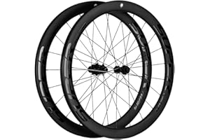 SUPERTEAM Carbon Disc Brake Road Bike Wheelset 28mm Tubeless Wheels 50mm Rim Depth