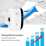 Ubcwin WiFi Booster Extender Repeater 3650 Sq.ft 45 Devices Ethernet Port view 4