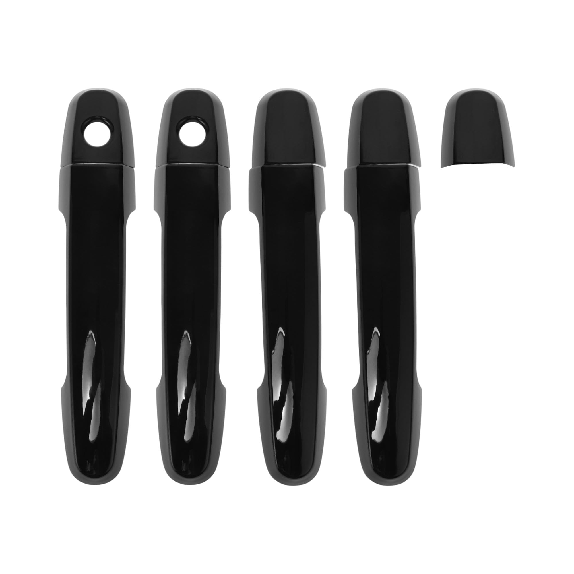 Photo 1 of Hihaha Car Door Handle Cover Trim for Toyota Corolla Sedan 2003-2010 |Side Door Handle Cover| Durable| 1 Set Black