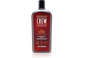American Crew Shampoo for Men, Daily Cleanser, Naturally Derived, Vegan Formula, Hair Care Gift for Him, Citrus Mint Fragrance, 33.8 Fl Oz