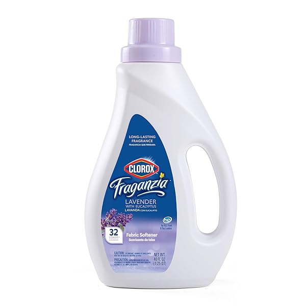 CLOROX FRAGANZIA LIQUID LAUNDRY FABRIC SOFTENER, LAVENDER WITH...