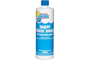 In The Swim Super Stain Away - The Ultimate Swimming Pool Stain Remover – Prevents Stains, Scaling, and Build-Up in Swimming Pools - 1 Quart
