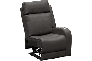 THOMAS PAYNE Signature Seismic Series McCoy RV Theater Seating Left Arm Recliner with Power Adjustable Lumbar, Headrest, Reclining, Heating, Massage, Integrated Cupholder Controls - 2024044201