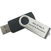 Bootable USB for Install &amp; Reinstall Window 10 and Window 11 with Install Key, Software Tools for Recovery, Passwords resets, Machine troubleshooting. High Speed 64GB