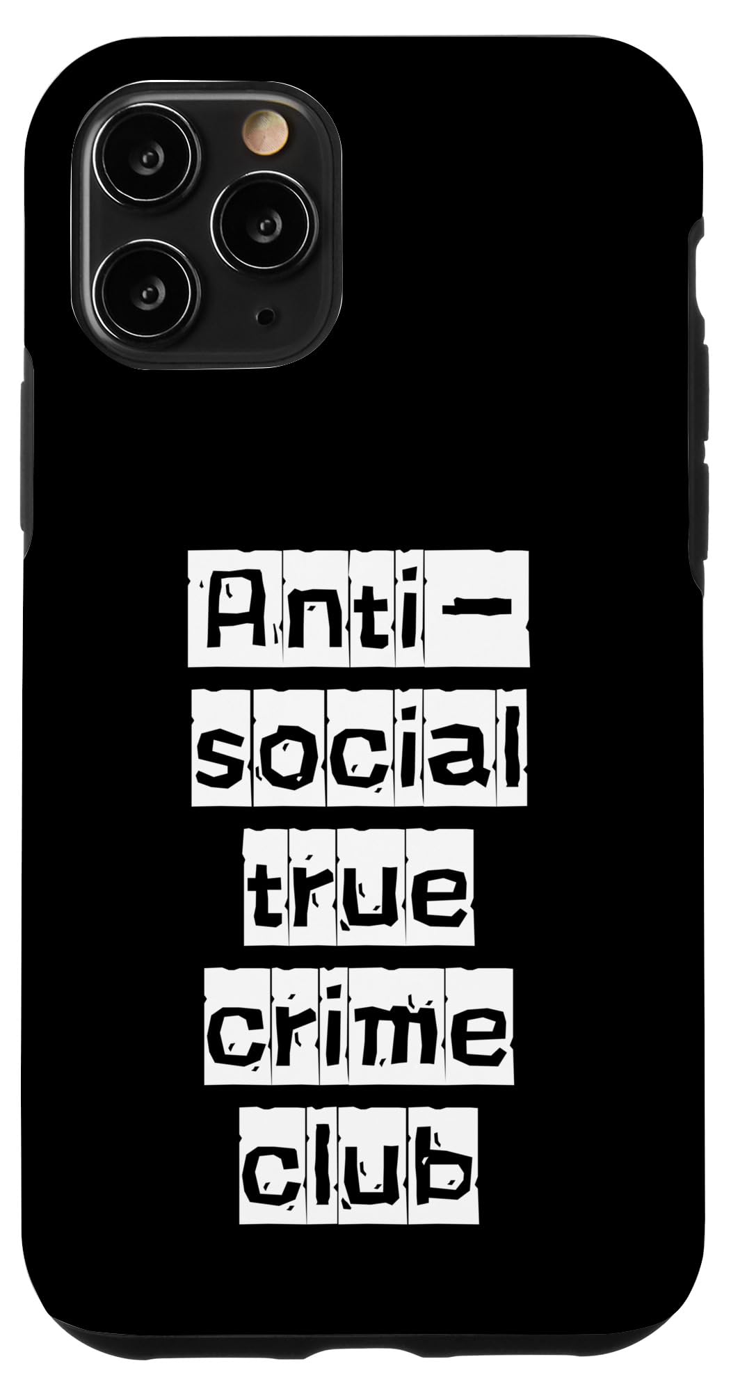 iPhone 11 Pro Antisocial True Crime Club Murder Mystery Show Case