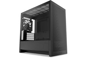 NZXT H3 Flow (2025) Micro-ATX Mid-Tower Case - All Black Color