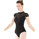 Phoeswan Ballet Leotards for Women, Short Sleeve/Camisole Dance Leotards, Adult Ballet Leotards with Chest Pad
