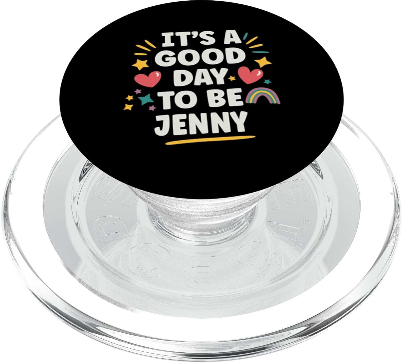 JENNY Personalized Retro Girls Custom JENNY Name PopSockets PopGrip for MagSafe